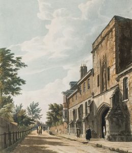 Painting of College Street in 1816