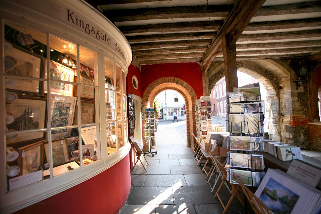 Kingsgate Book and Prints shop from the outside