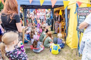 Family entertainment at the Cheese and Chilli Festival